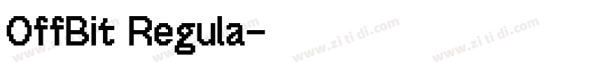 OffBit Regula字体转换